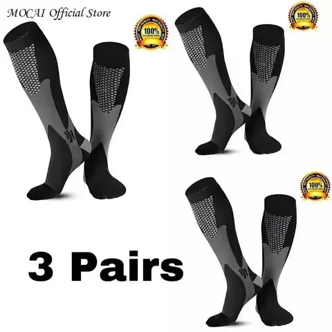 1/3Pairs Compression Sport Socks Medical Nursing Stockings Prevent Varicose Veins Socks Pregnancy Nursing Athletic Soccer Socks