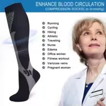 1/3Pairs Compression Sport Socks Medical Nursing Stockings Prevent Varicose Veins Socks Pregnancy Nursing Athletic Soccer Socks