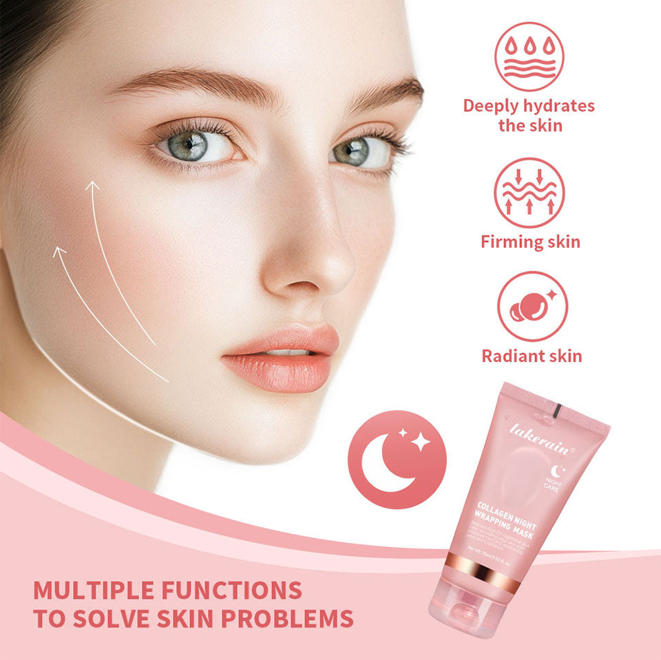 Korean Deep Collagen Peel-Off Mask – Anti-Wrinkle & Lifting Overnight Skin Care