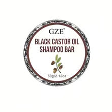 GZE Jamaica Black Castor Oil Shampoo Bar Soap for Hair Thickens & Strengthens - Helps Dry Curly & 4c Hair Moisturizing