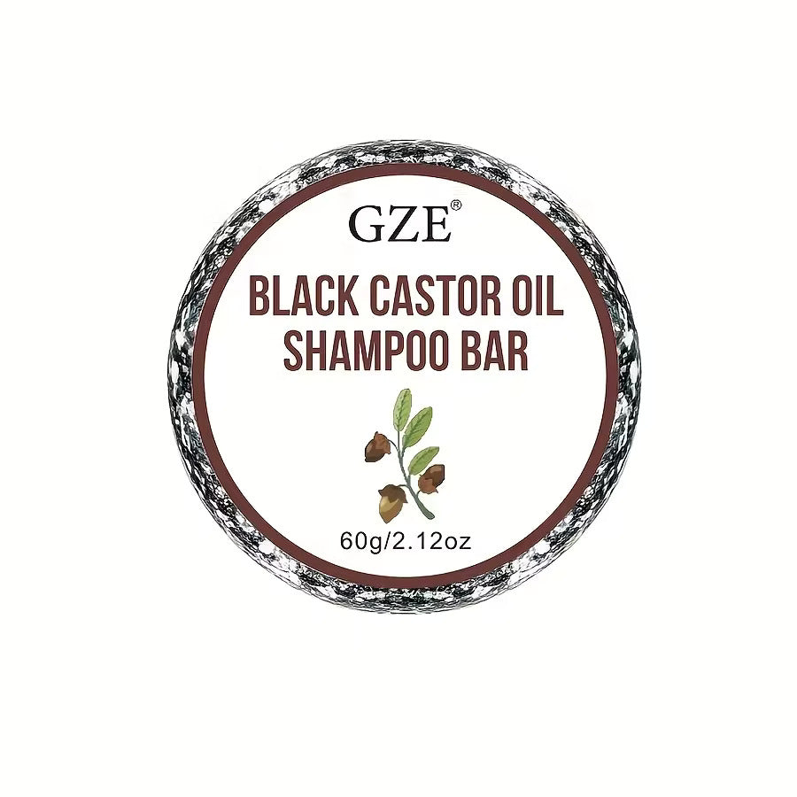 GZE Jamaica Black Castor Oil Shampoo Bar Soap for Hair Thickens & Strengthens - Helps Dry Curly & 4c Hair Moisturizing