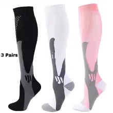 1/3Pairs Compression Sport Socks Medical Nursing Stockings Prevent Varicose Veins Socks Pregnancy Nursing Athletic Soccer Socks