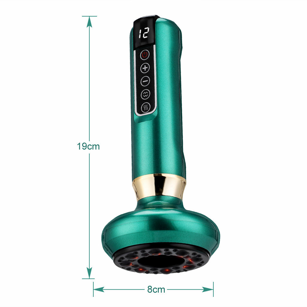 Intelligent Cupping Apparatus Rechargeable Magnetic Suction Body Massager for Cellulite Scraping and Cupping Massage Machine
