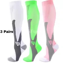 1/3Pairs Compression Sport Socks Medical Nursing Stockings Prevent Varicose Veins Socks Pregnancy Nursing Athletic Soccer Socks