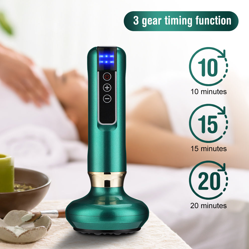 Intelligent Cupping Apparatus Rechargeable Magnetic Suction Body Massager for Cellulite Scraping and Cupping Massage Machine