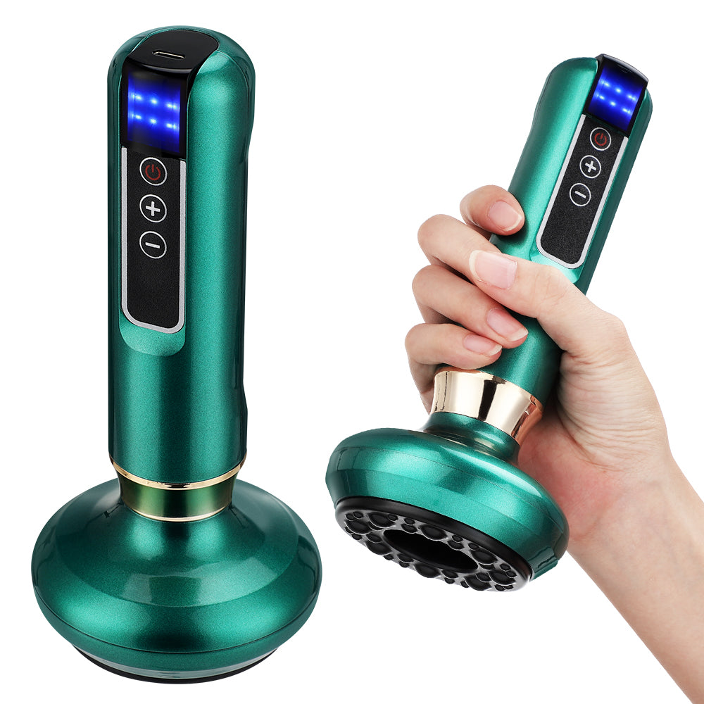 Intelligent Cupping Apparatus Rechargeable Magnetic Suction Body Massager for Cellulite Scraping and Cupping Massage Machine