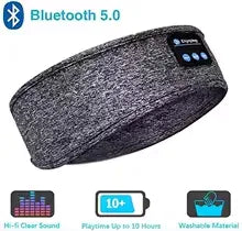 Wireless Bluetooth Speaker Headscarf Wireless Music Sleep Headset Sports Headband Built-in Sleep Music Eye Mask Travel Headset