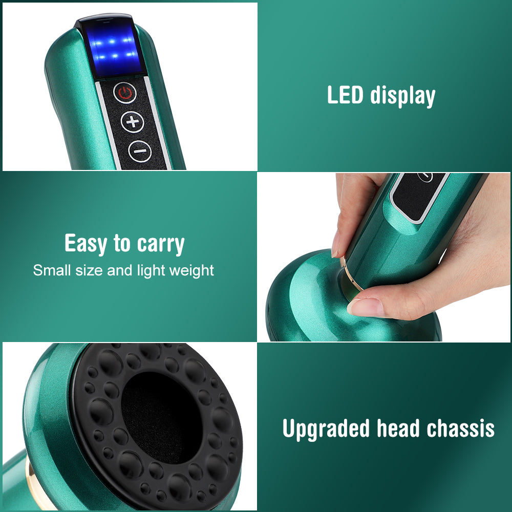 Intelligent Cupping Apparatus Rechargeable Magnetic Suction Body Massager for Cellulite Scraping and Cupping Massage Machine