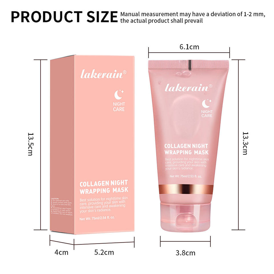 Korean Deep Collagen Peel-Off Mask – Anti-Wrinkle & Lifting Overnight Skin Care