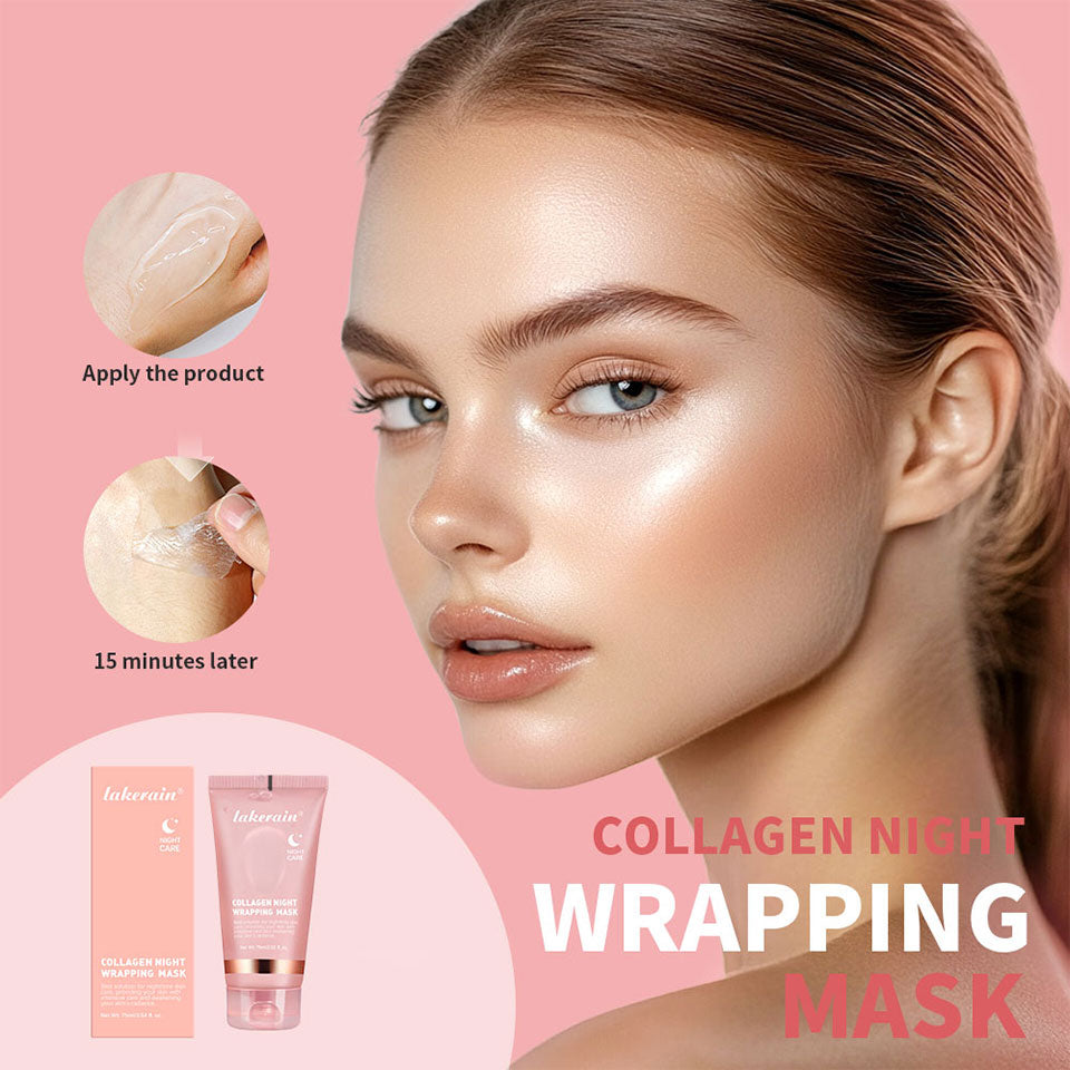 Korean Deep Collagen Peel-Off Mask – Anti-Wrinkle & Lifting Overnight Skin Care
