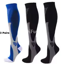 1/3Pairs Compression Sport Socks Medical Nursing Stockings Prevent Varicose Veins Socks Pregnancy Nursing Athletic Soccer Socks