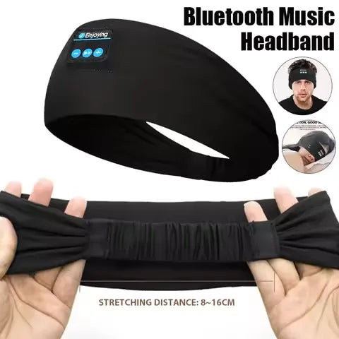 Wireless Bluetooth Speaker Headscarf Wireless Music Sleep Headset Sports Headband Built-in Sleep Music Eye Mask Travel Headset