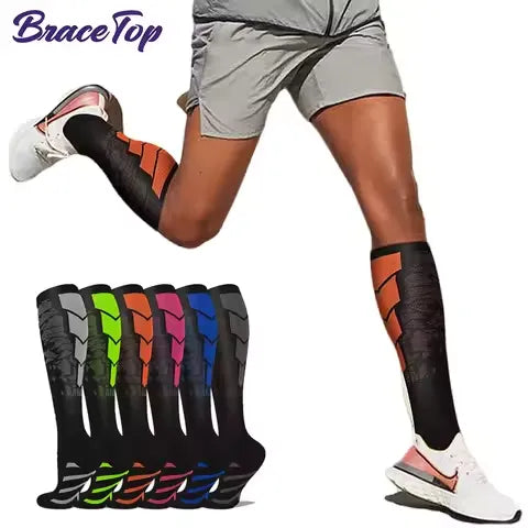 1/3Pairs Compression Sport Socks Medical Nursing Stockings Prevent Varicose Veins Socks Pregnancy Nursing Athletic Soccer Socks