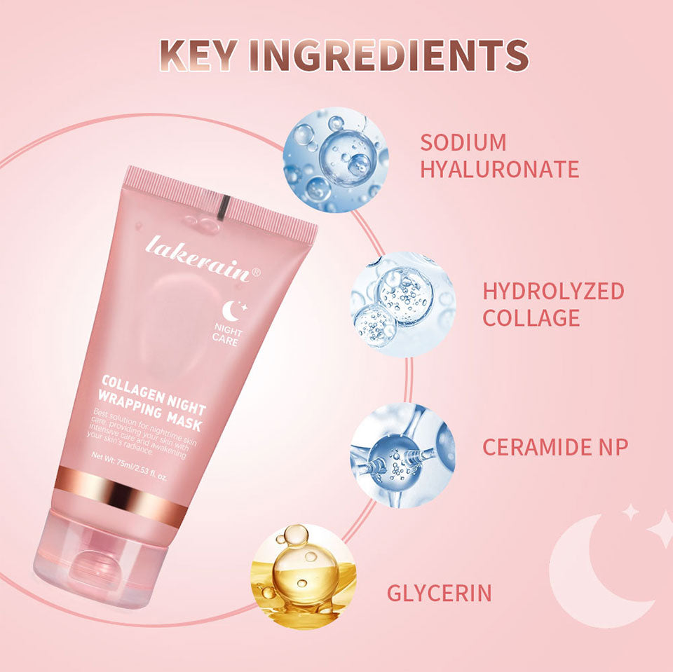 Korean Deep Collagen Peel-Off Mask – Anti-Wrinkle & Lifting Overnight Skin Care